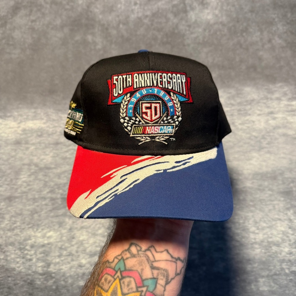 Chase Authentics NASCAR 50th Anniversary Brickyard 400 Splash Hat Mens OSFM‎